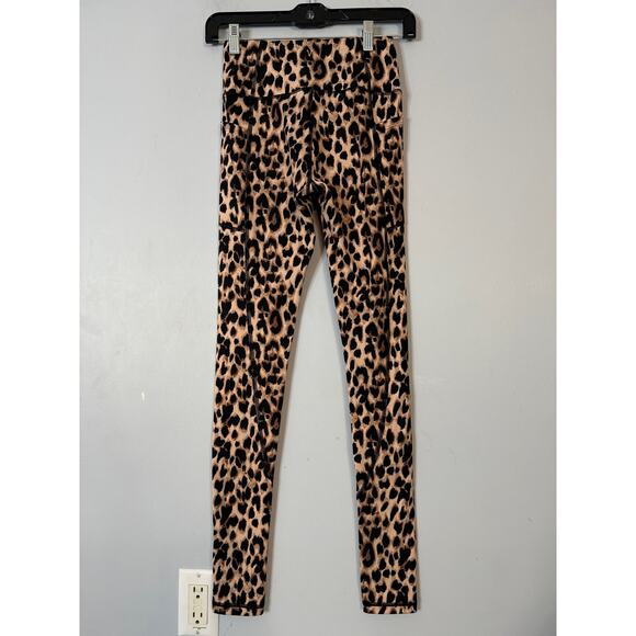 Victoria's Secret Cheetah Print Leggings Size 2 Y2K Vibes, Festival Retro Sport - Picture 2 of 7